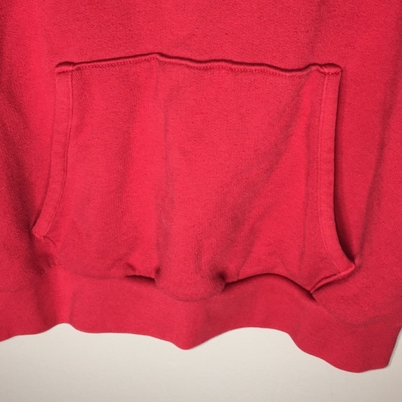 PINK Victoria’s Secret quarter zip hoodie XS red hoodie PINK VS QUARTER zip - Picture 2 of 14